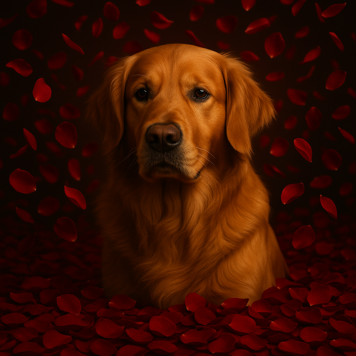 Rose Petal Reverie — a sample Evermark portrait