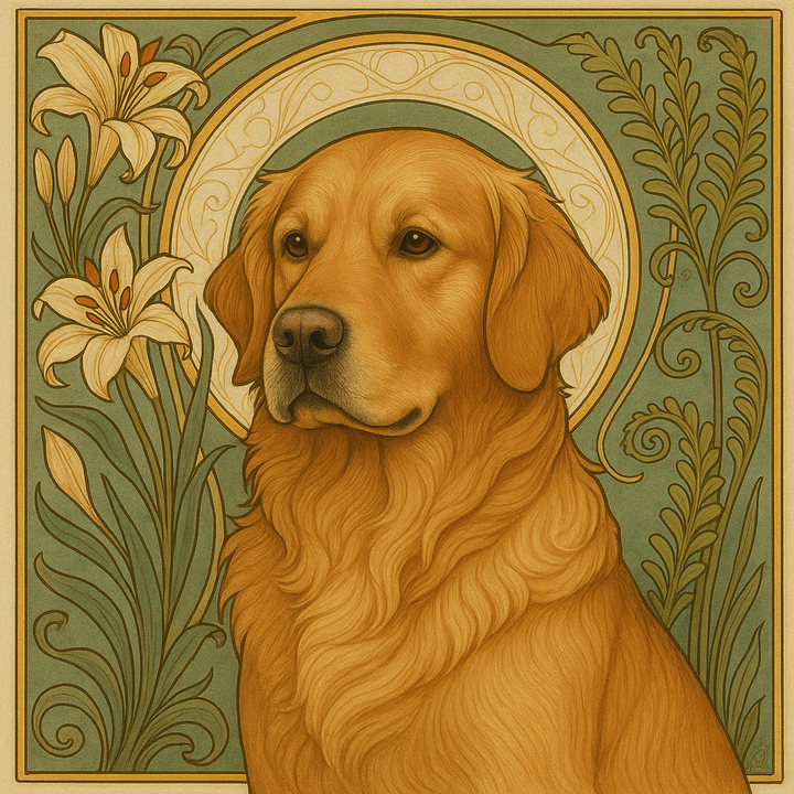 Art Nouveau — a sample Evermark portrait