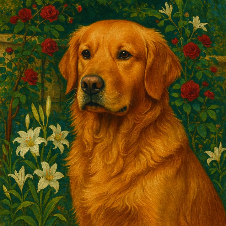 Pre-Raphaelite — a sample Evermark portrait