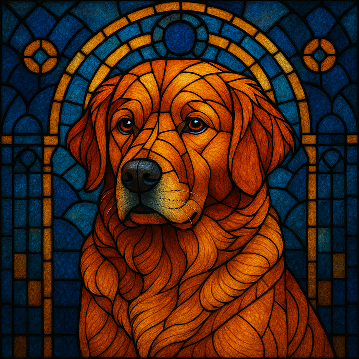 Stained Glass — a sample Evermark portrait