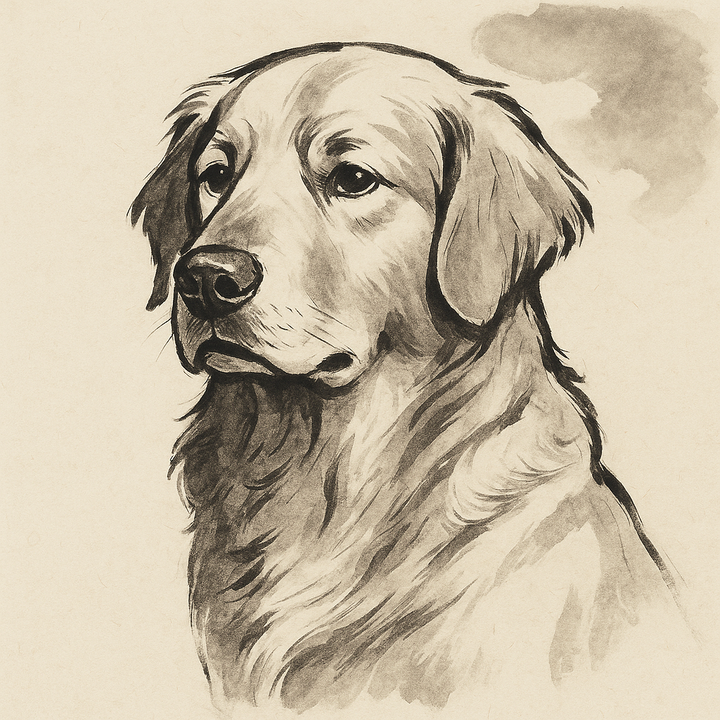 Sumi-e — a sample Evermark portrait